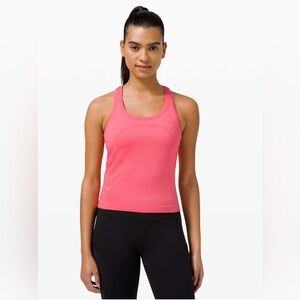 Lululemon Swiftly Racerback Tank Race Length in Guava Pink. Size 6